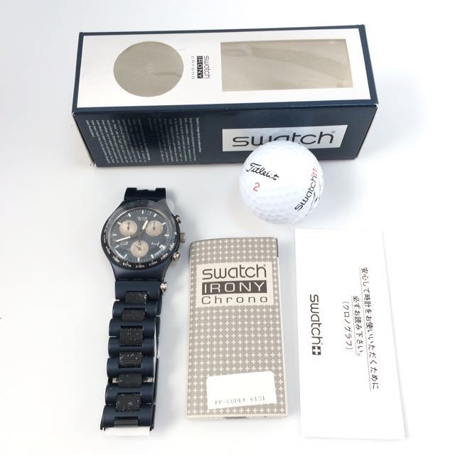 119-0440 ジャンク SWATCH スウォッチ IRONY アイロニー chrono クロノ 