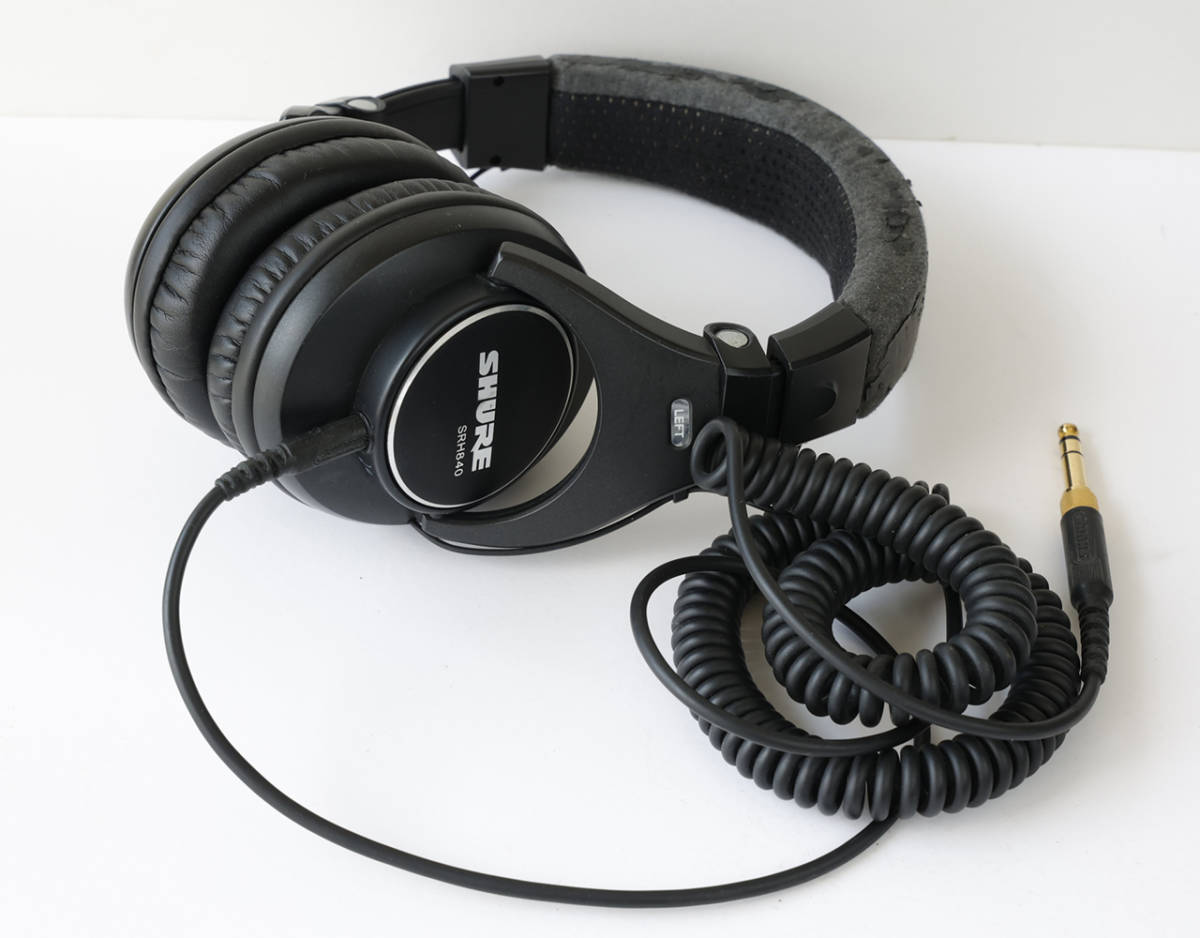 【中古・完動品】シュアー モニター ヘッドホン SHURE SRH840 SHURE SRH840-A プロフェッショナル・スタジオ・ヘッドホン