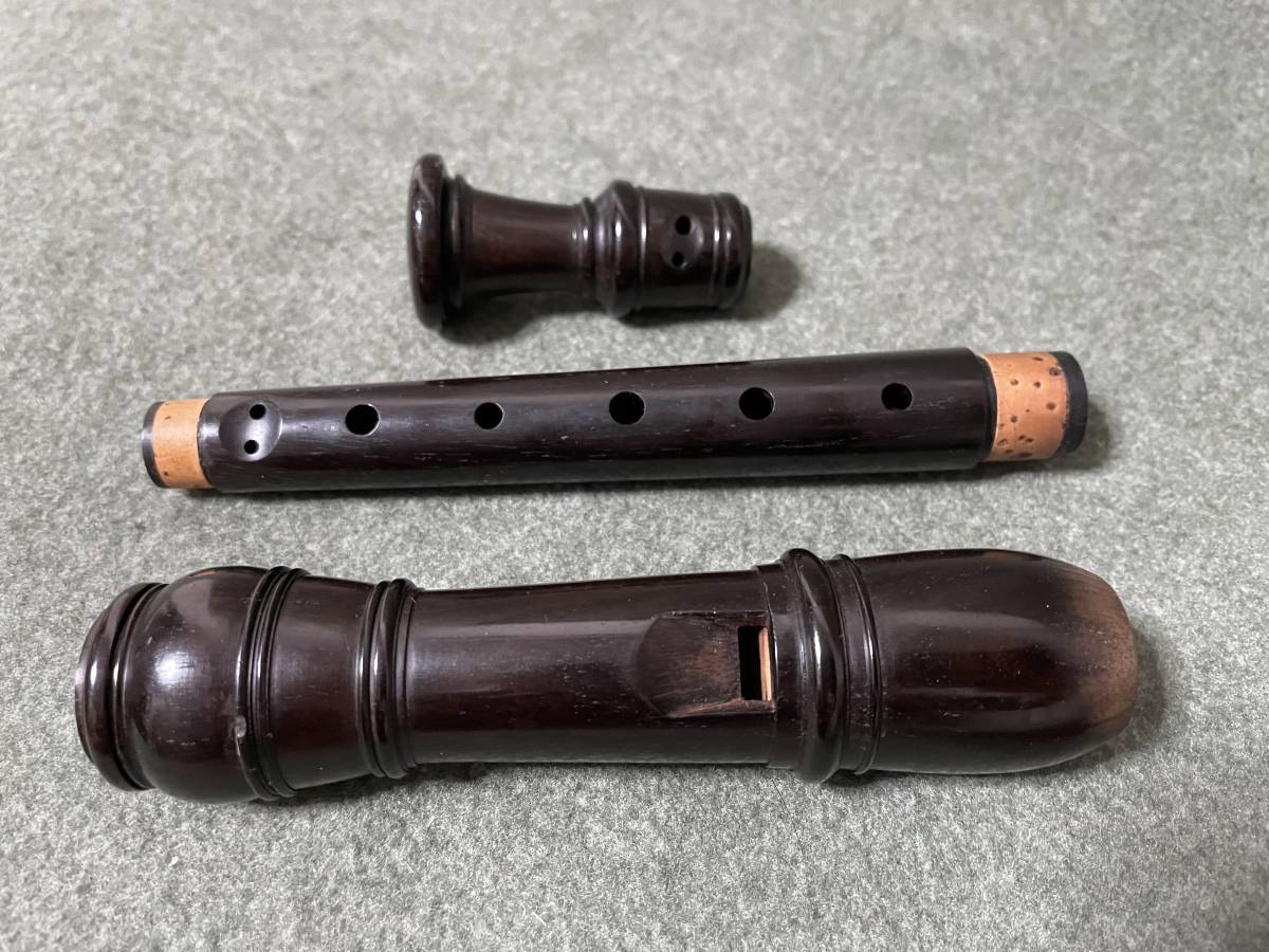 【貴重】J&Mドルメッチ　ソプラノリコーダー 無料配送 J&M Dolmetsch soprano recorder stanesby model J&M