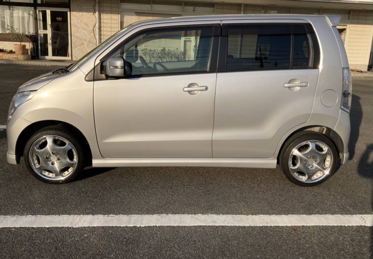 AME シャレン 5.5J-16 off+45 pcd100/4H 165/45R16 山有りタイヤ付4本  