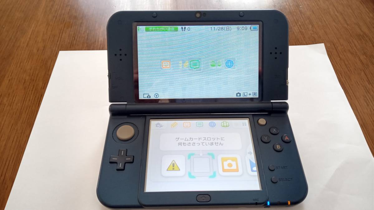 ジャンク品】 任天堂 ニンテンドー 3DS LL メタリックブルー 充電  