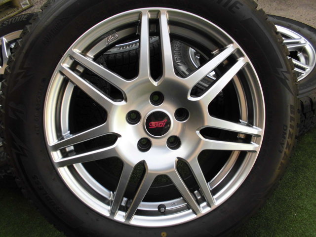 溝有り 綺麗 スバル SK フォレスター STI 純正 ホイール スタッドレス 
