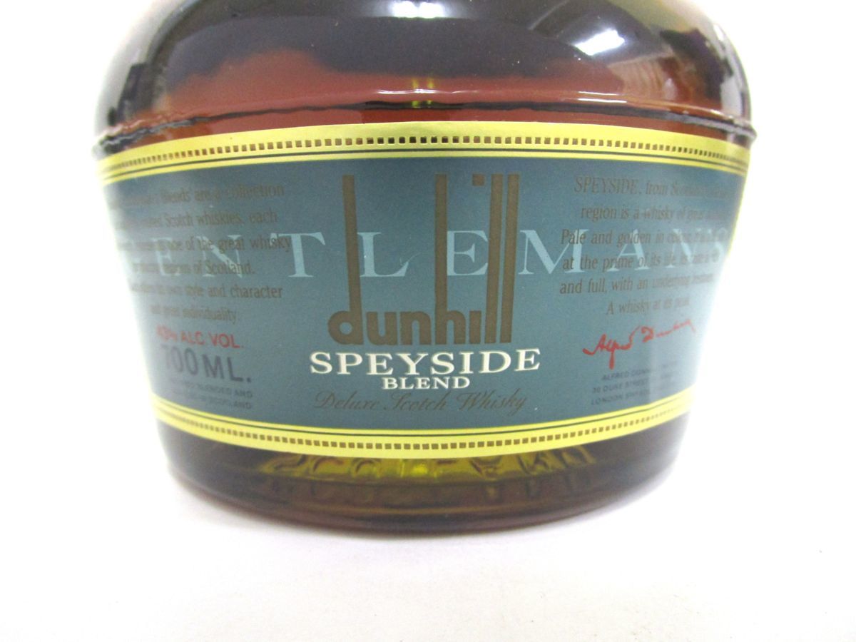 古酒 未開栓 dunhill ダンヒル GENTLEMAN'S ジェントルマン SPEYSIDE