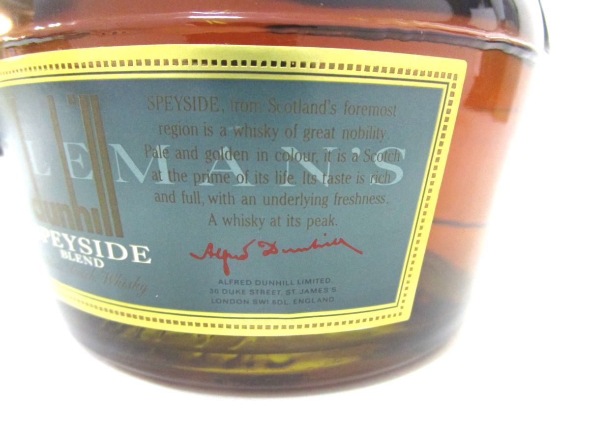 古酒 未開栓 dunhill ダンヒル GENTLEMAN'S ジェントルマン SPEYSIDE