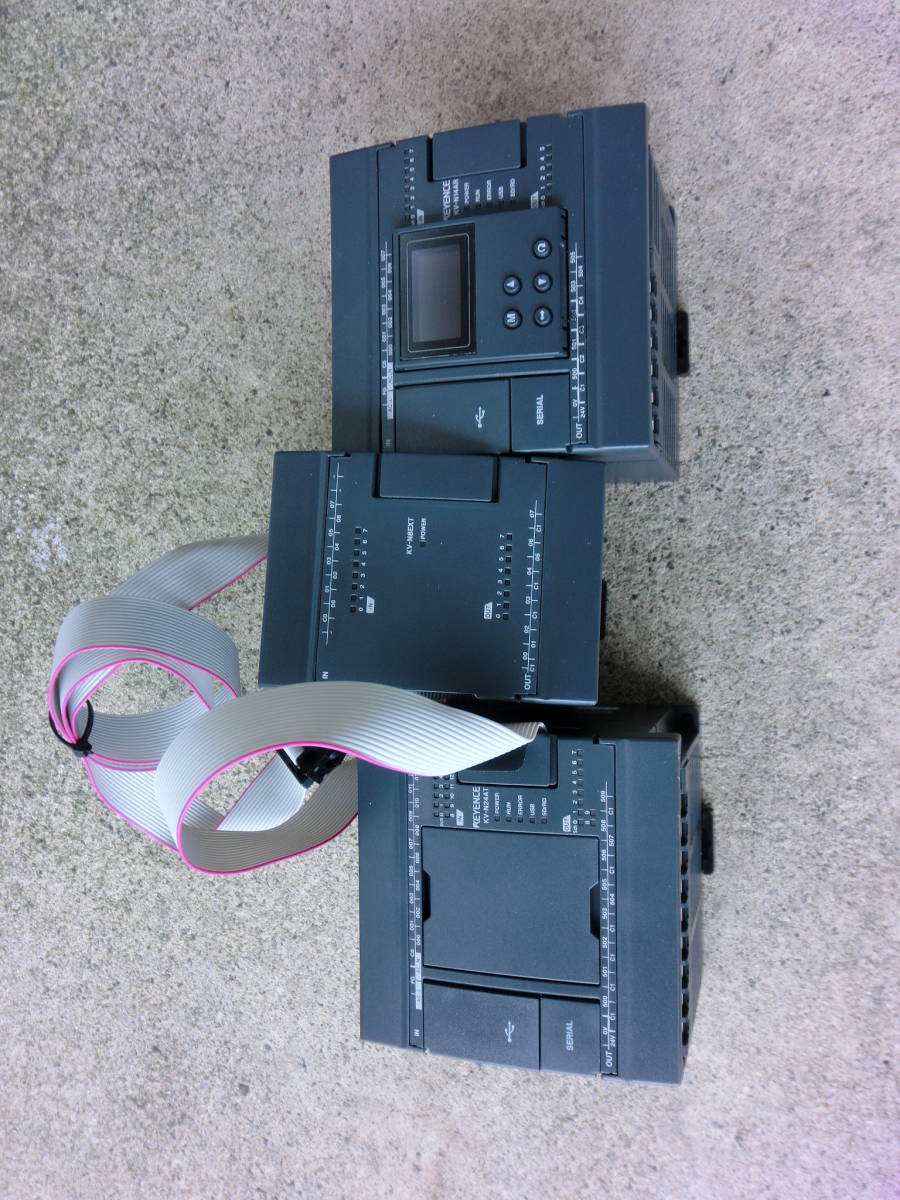  キーエンス PLC KV-N24AT KV-N24AR KV-N8EXT ケーブル1ｍ(電材、配電用品)｜売買されたオークション情報、yahooの商品情報をアーカイブ公開 - オークファン その他