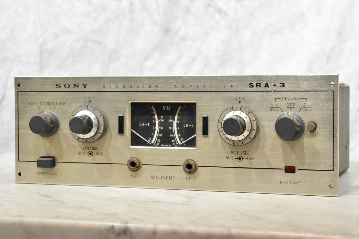  SONY ソニー 真空管レコーディングアンプ SRA-3 ジャンク品(ソニー)｜売買されたオークション情報、yahooの商品情報をアーカイブ公開 - オークファン ソニー