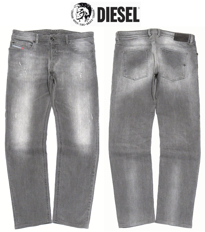 極美品 DIESEL ディーゼル SLEENKER 0672J ダメージ加工 スリム 
