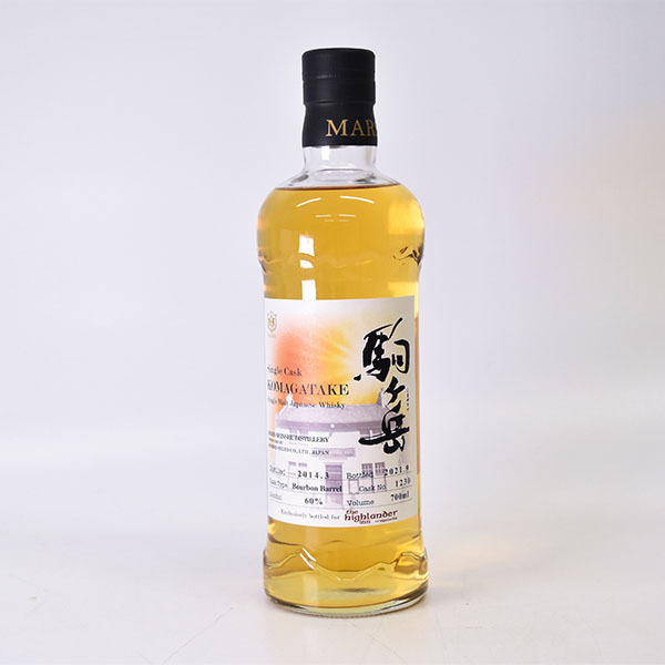 東京&frasl;大阪発送限定★駒ヶ岳 7年 2014-2021 ハイランダーイン ＊箱付 700ml 60% 駒ケ岳 バーボンバレル A300817  2026年最新Yahoo!オークション AGED 駒ヶ岳 SUNTORY ピュアモルト ウイスキー駒ヶ岳の通販