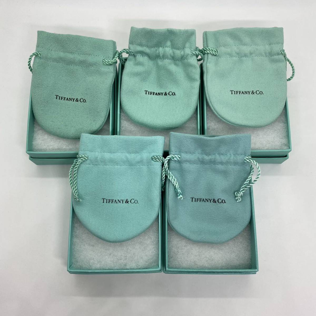 02058 ティファニー TIFFANY & Co. 箱 空箱 ケース ボックス 保存袋 5点セット