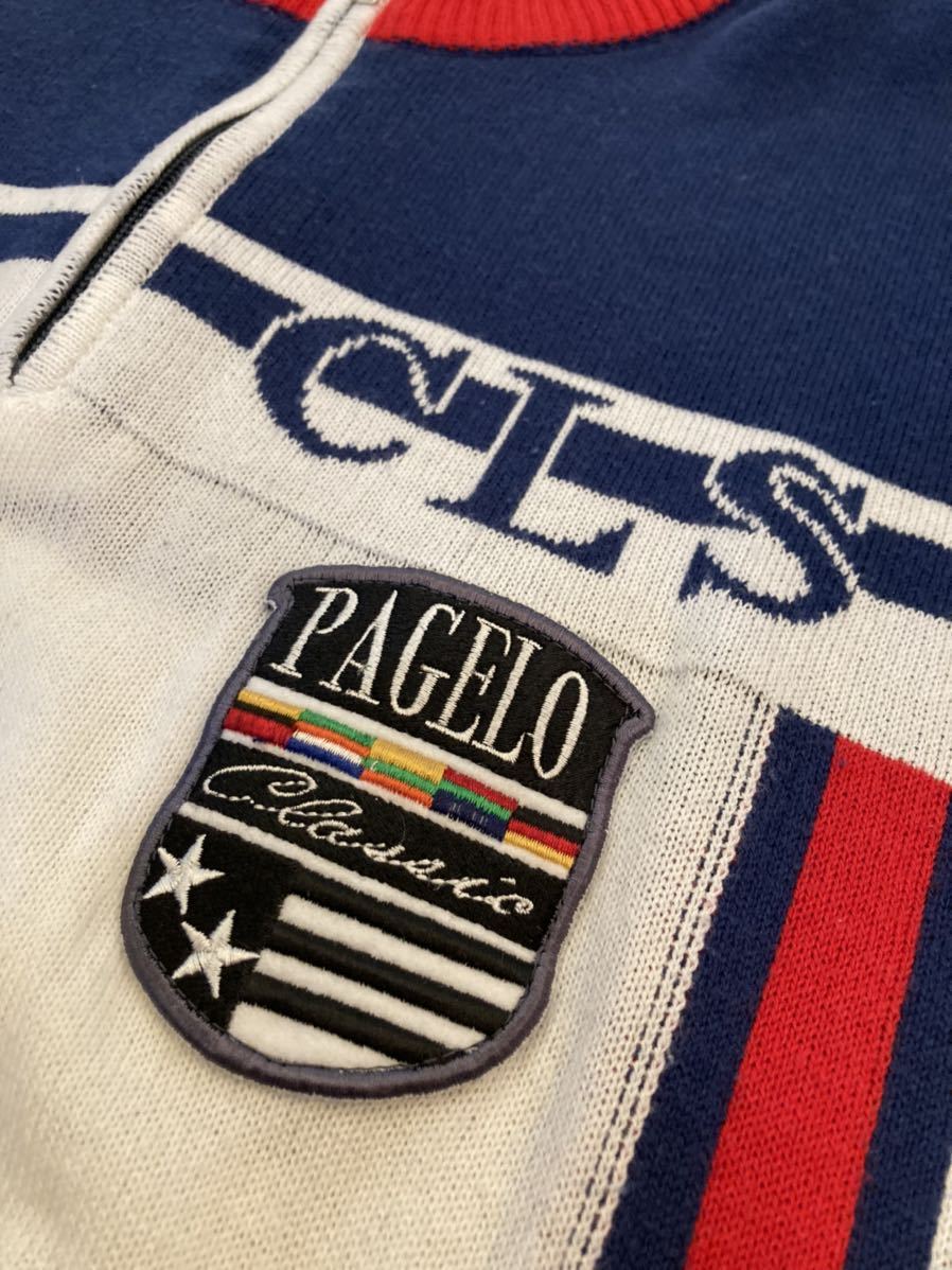 美品PAGELO ハーフジップニットセーター パジェロ アンジェロ