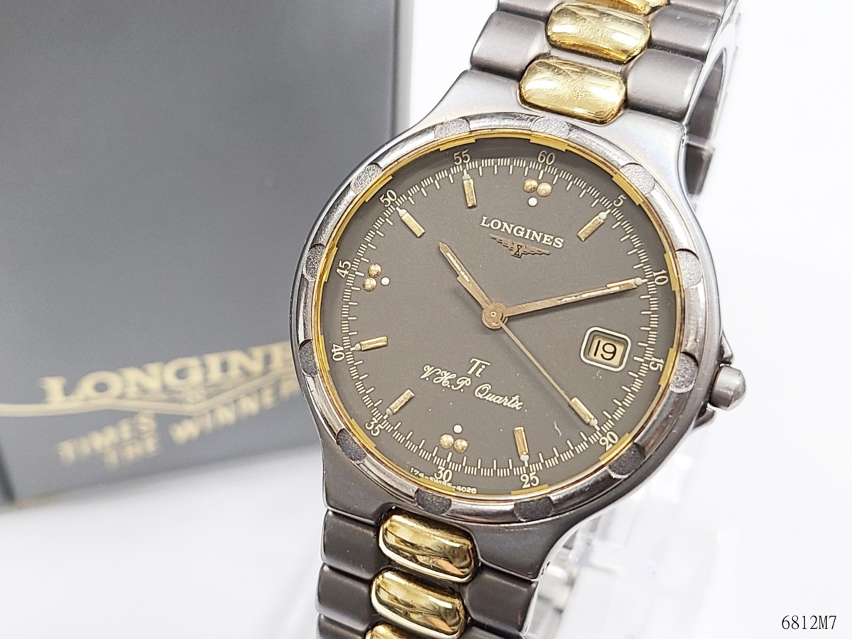 【美品/稼働】LONGINES コンクエスト E.O.L VHP 腕時計 チタン LONGINES ロンジン V.H.P コンクエスト チタン - Yahoo!オークション
