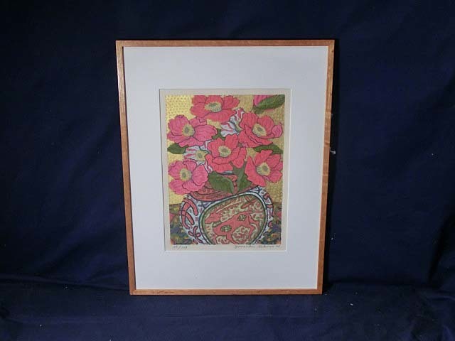 ヒロ・ヤマガタ シルクスクリーン - メルカリ 『森の蝶々』 真作WISH