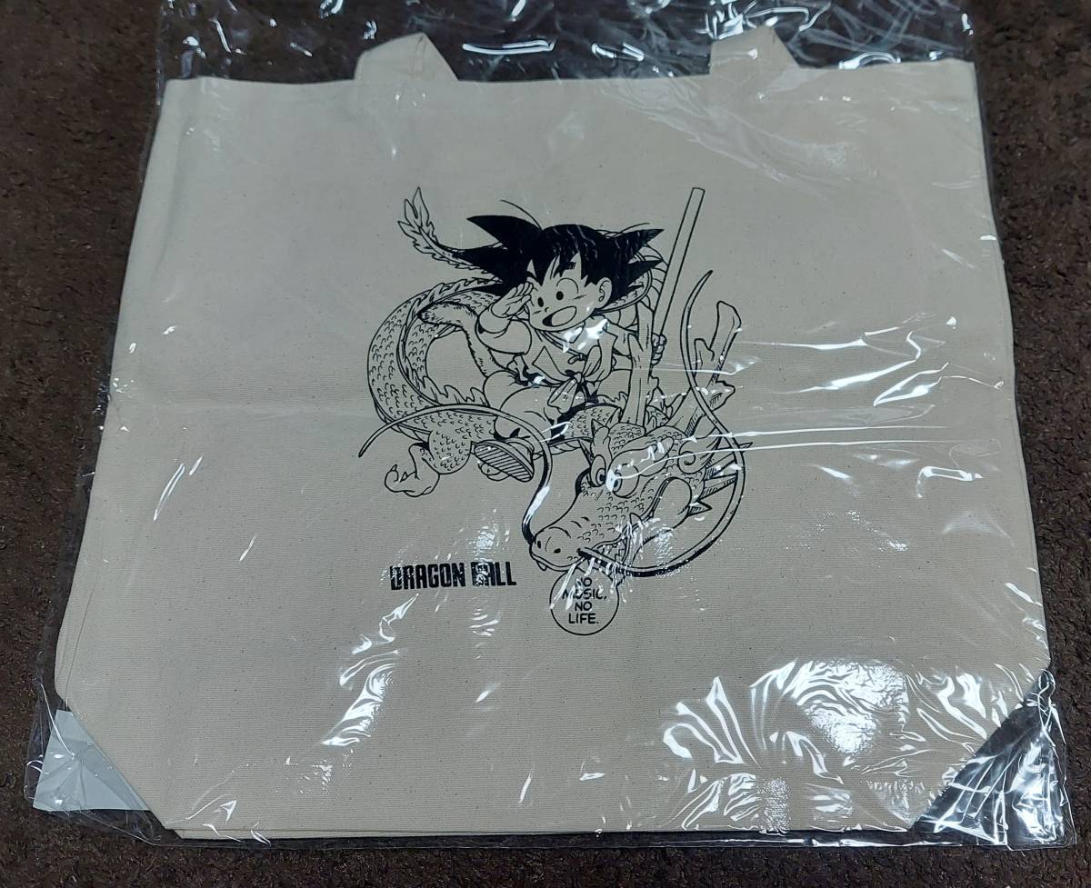 ドラゴンボール　限定　タワーレコード　タワレコ　缶バッジ　トート　クリアファイル 未使用6点セット】ドラゴンボール×タワーレコードコラボ トートバッグ
