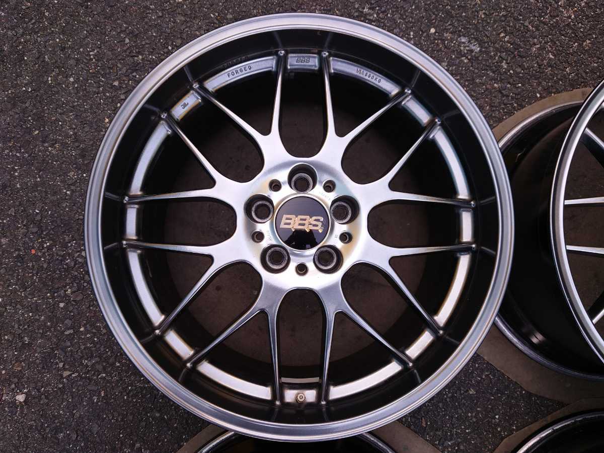 美品 鍛造 BBS RG-R DB ダイヤモンドブラック 19インチ 8.5J+38 RG727 