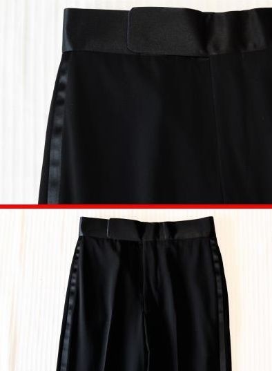 ★定価30万★新品同様★GIORGIO ARMANI★アルマーニ#特別な日に感じさせてくれるタキシードスーツ礼服#高級感ある絹仕様ライン入パンツ44/M ジョルジオ ジョルジオアルマーニ アルマーニ Tシャツ ロンT アルマーニが辿るメゾンのルーツ。現実に根ざし、進化