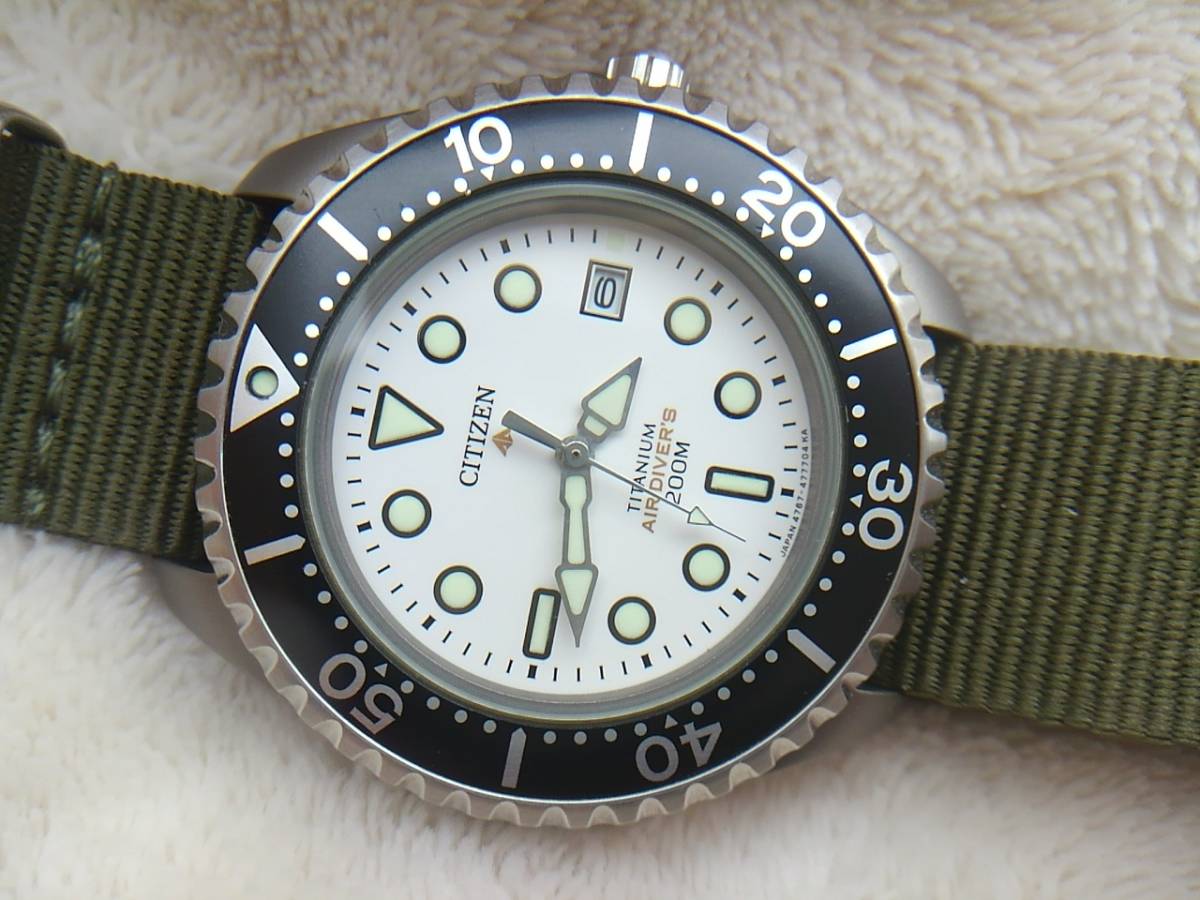 超美品 シチズン プロマスター（スポルテ） チタンダイバー TITANIUM