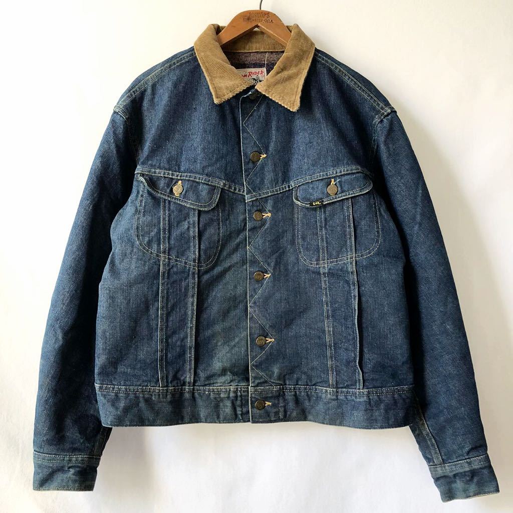 60s Lee 刺繍タグ Storm Rider 101LJ ブランケット デニムジャケット 