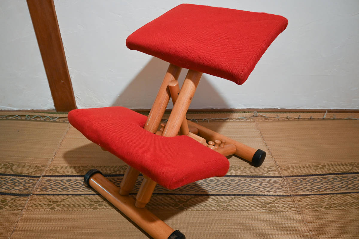 椅子・チェア STOKKE バランスチェア 赤 A