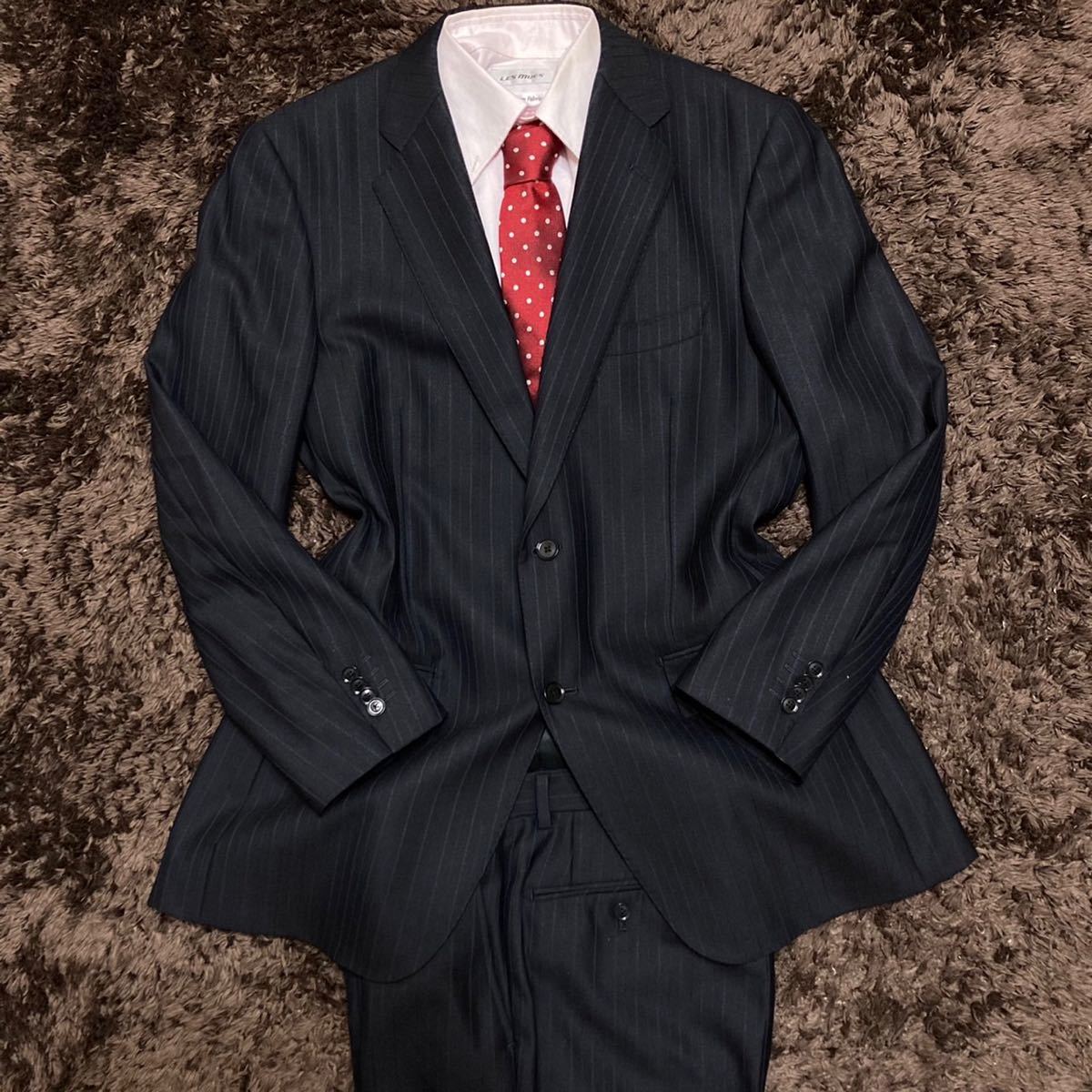 仏国最高級生地】DORMEUIL ドーメール スーツセットアップ ダーク