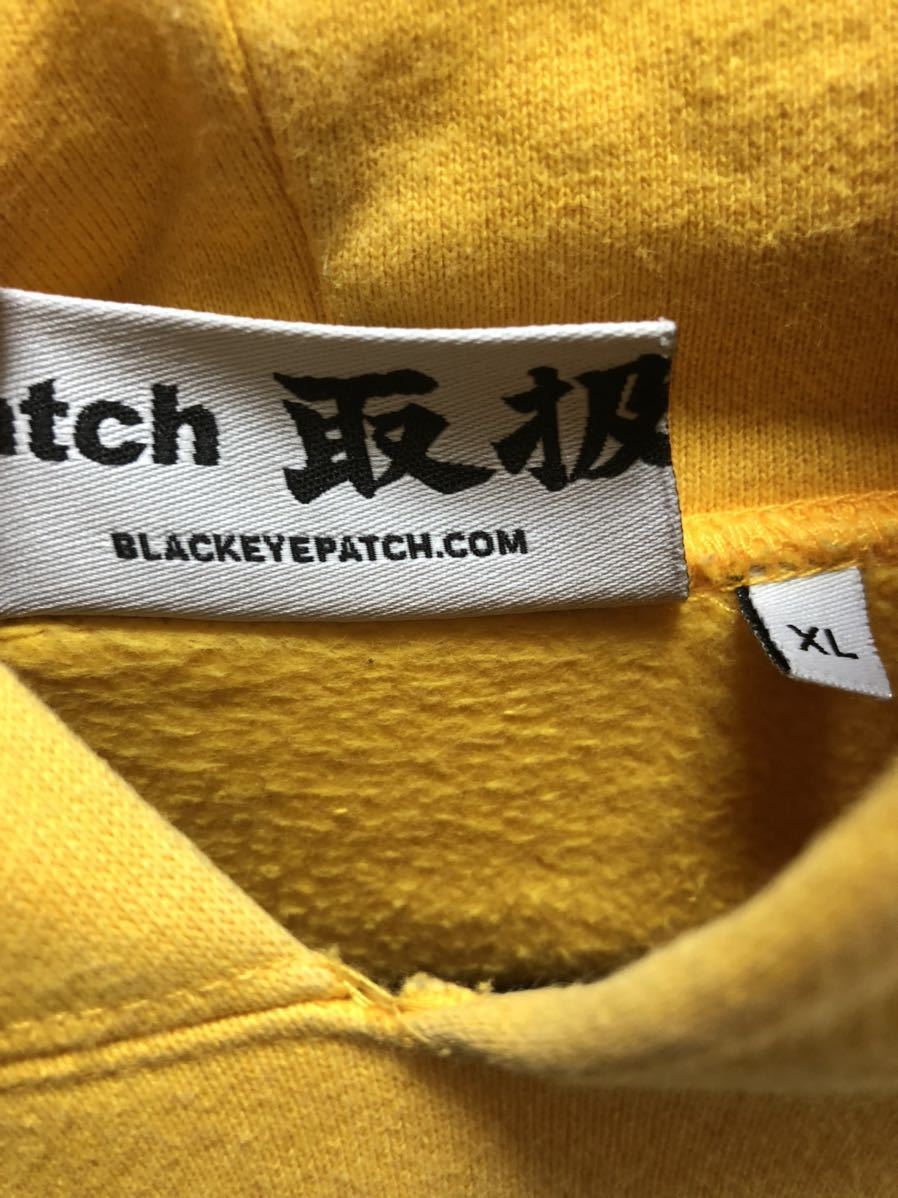 XLサイズ TBEP “DANGER LABEL” HOODIE BLACK