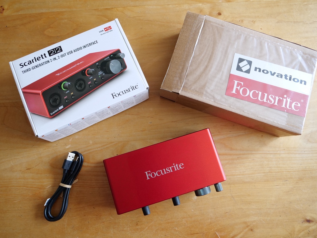 送料無料 中古 Focusrite Scarlett 2i2 (3rd Gen) 24bit/192kHz 2in  
