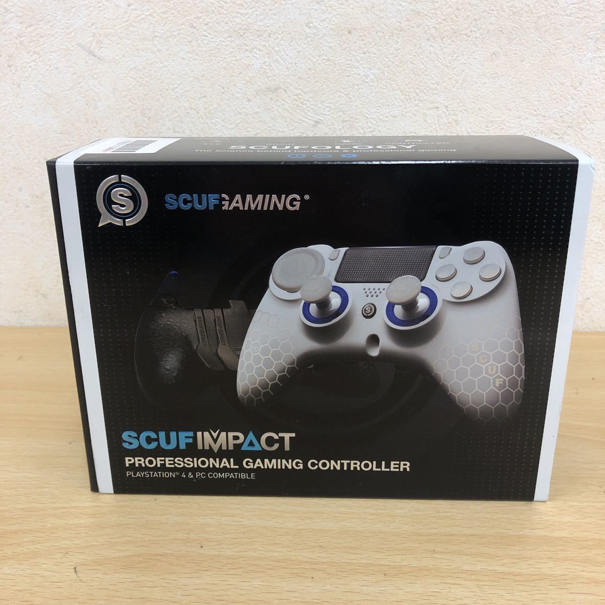 現状品 スカフ SCUF IMPACT Visca Barca PS4対応コントローラー Purple 