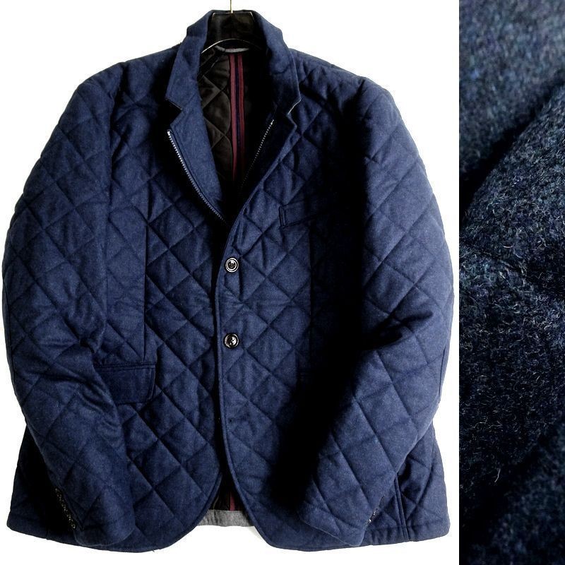 人気セール，新作 HACKETT ハケット 定価6.5万 高保湿ウール混 キルティング 中綿ジャケット パデッドブルゾン ブレザー HM401834 551 XXL 042 bus5554b(XLサイズ以上)｜売買されたオークション情報、yahooの商品情報をア ジャンパー、ブルゾン一般