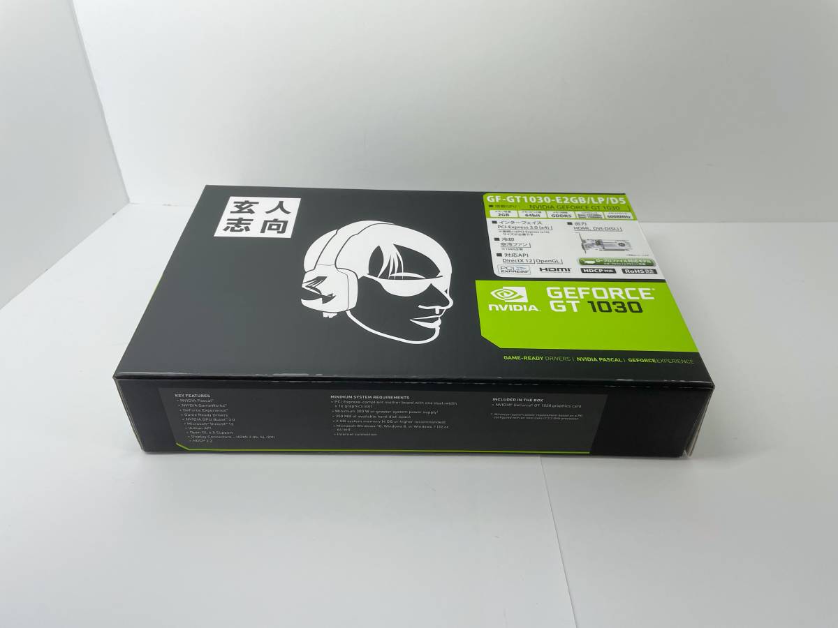 玄人志向 NVIDIA GeForce GT 1030 グラフィックボード 2GB GF-GT1030