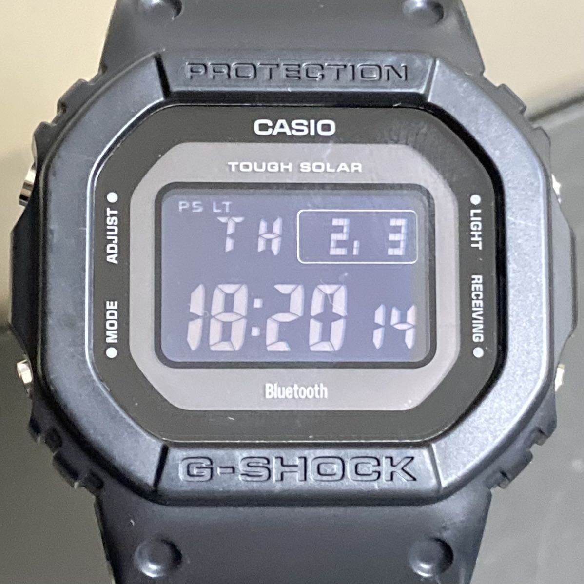 美品 箱付G-SHOCK GW-B5600BC-1BJF タフソーラー 電波受信 電波 
