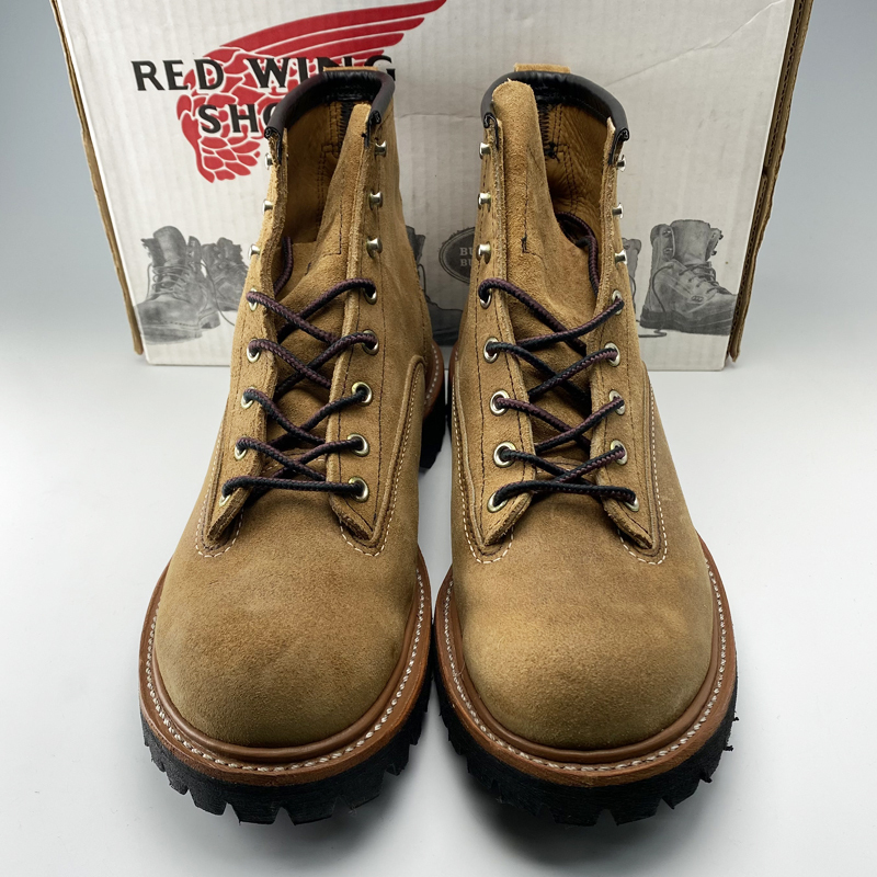 未使用同様 REDWING 2937 LINE MAN BOOTS 10.5D 28.5cm レッド 