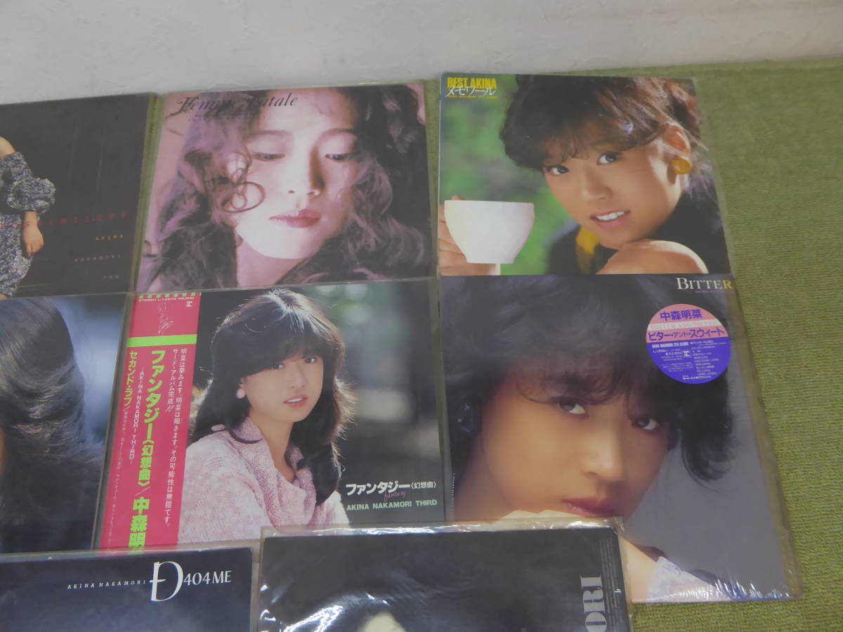 中森明菜 - 中森明菜LPレコード6枚中古品ですが長期自宅で大事に保管