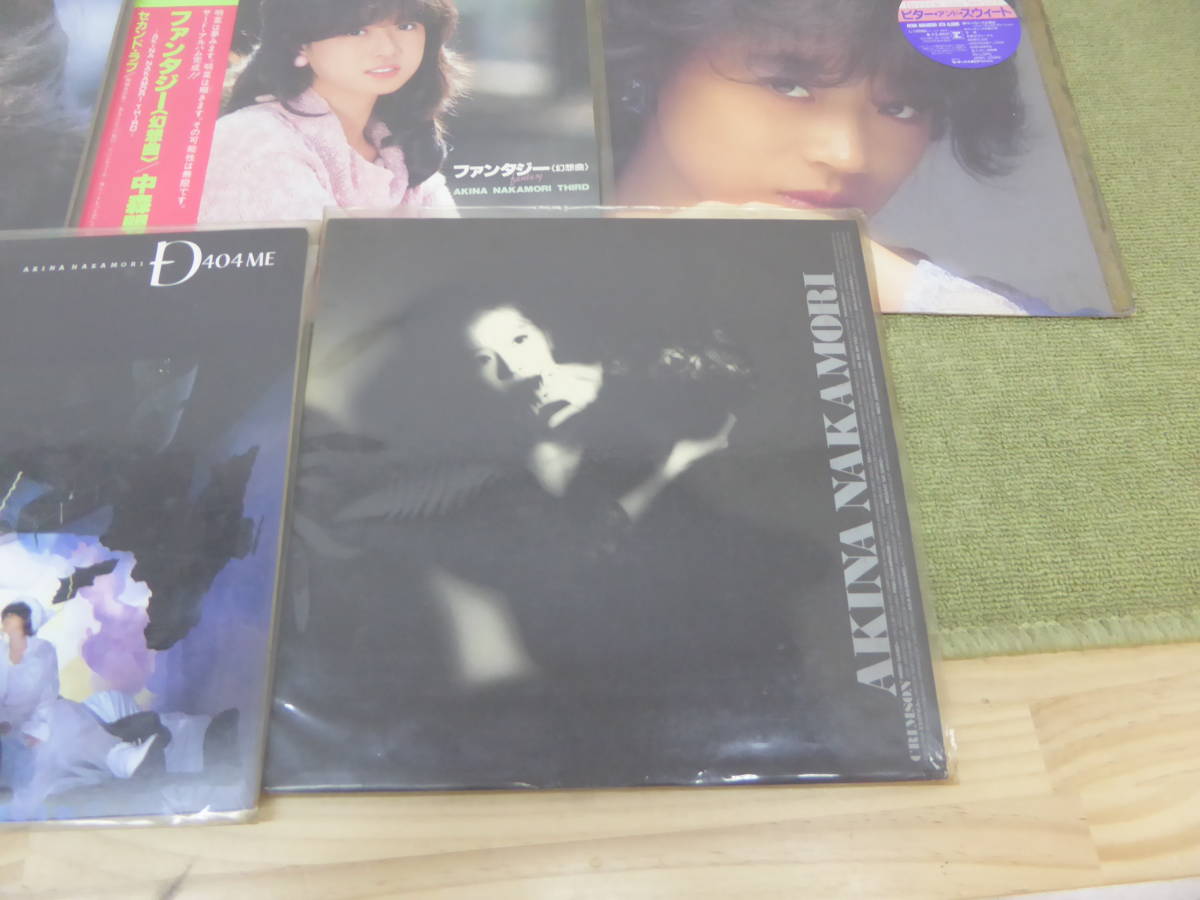 中森明菜 - 中森明菜LPレコード6枚中古品ですが長期自宅で大事に保管