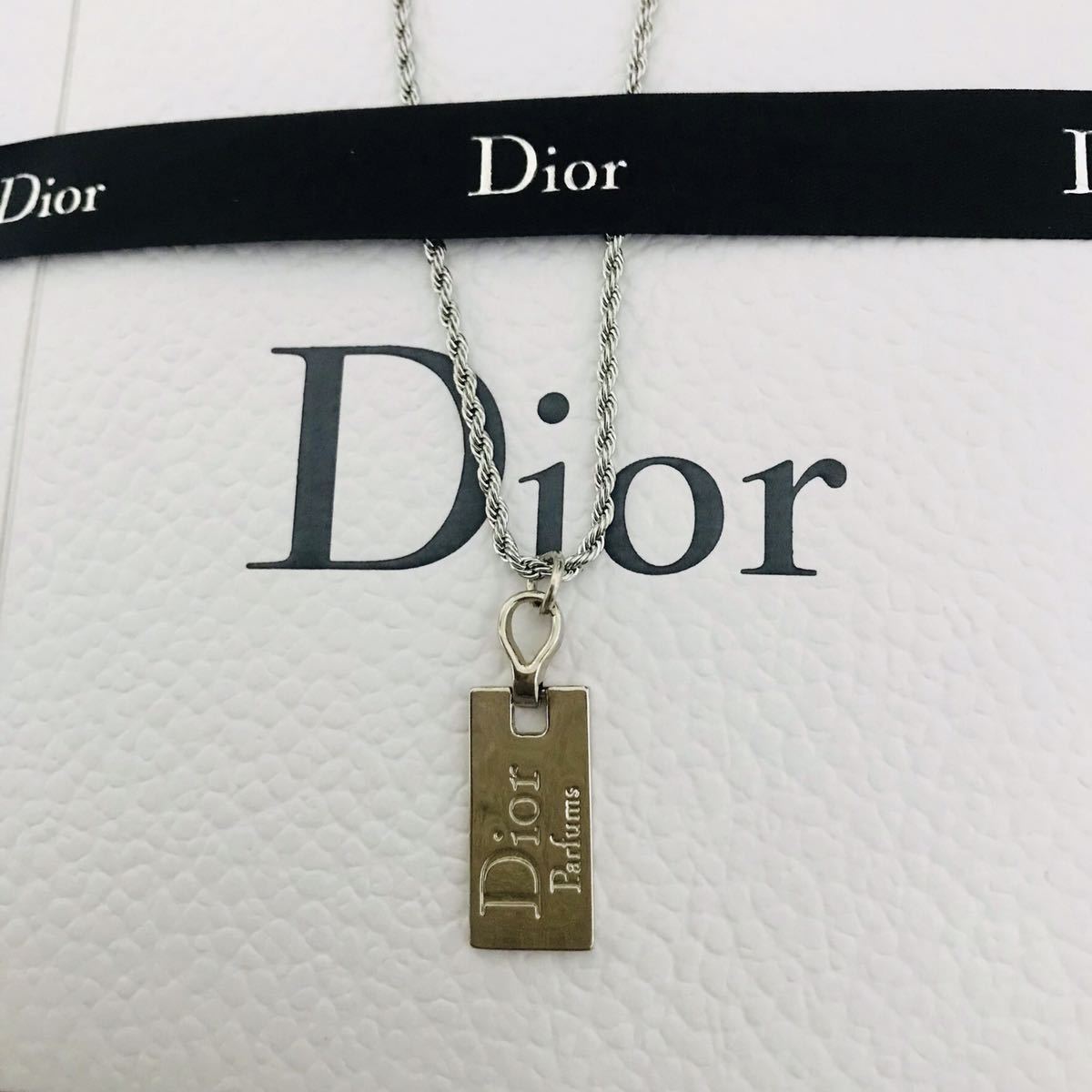 Dior ネックレス ディオール ＋ シルバーカラー 希少・極美品 正規美品
