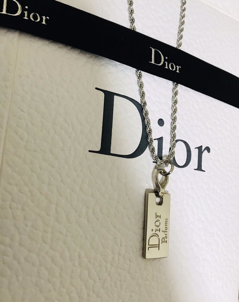 Dior ネックレス ディオール ＋ シルバーカラー 希少・極美品 正規美品