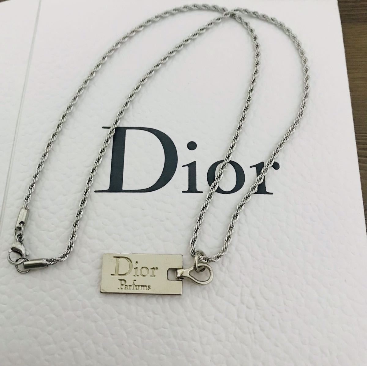 Dior ネックレス ディオール ＋ シルバーカラー 希少・極美品 正規美品