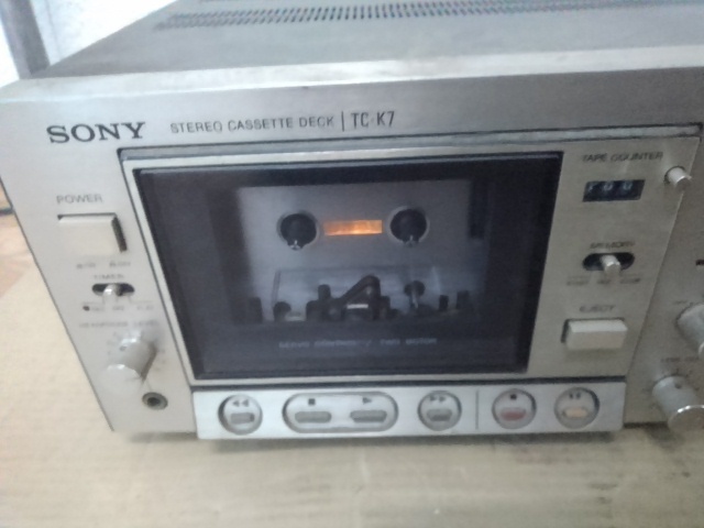 SONY ソニー ステレオカセットデッキ TC-K7 通電OK！ 昭和レトロ