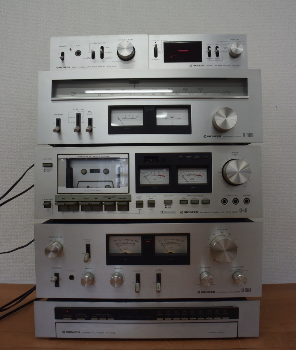 パイオニア　コンポ ジャンク Pioneer パイオニア システムコンポ SA-7600II TX-7800II