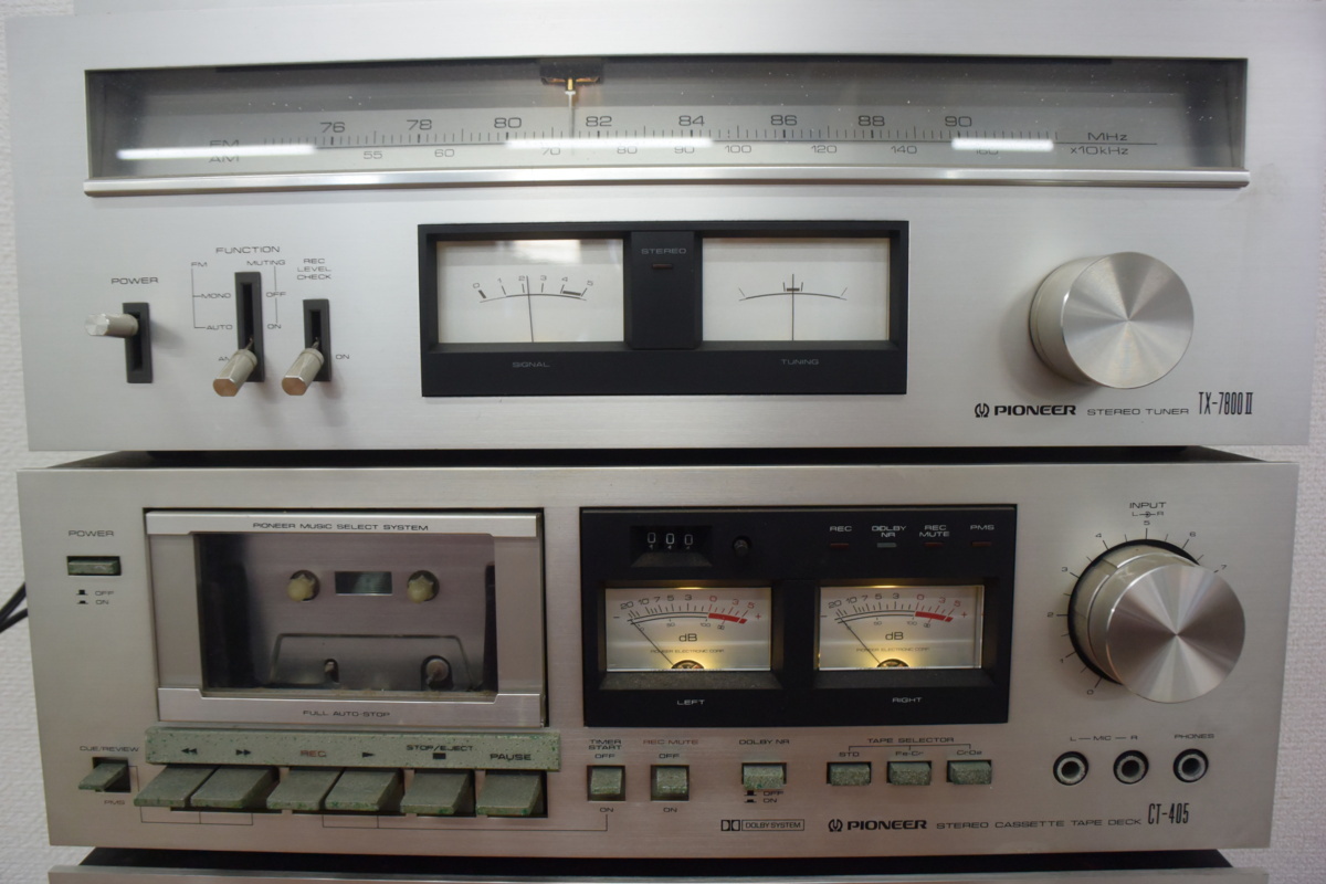 ジャンク Pioneer パイオニア システムコンポ SA-7600II TX-7800II