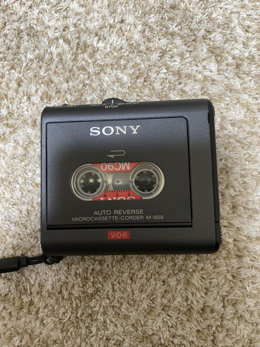 SONY マイクロカセットレコーダー M-909 M-909 SONY ソニー Smallest