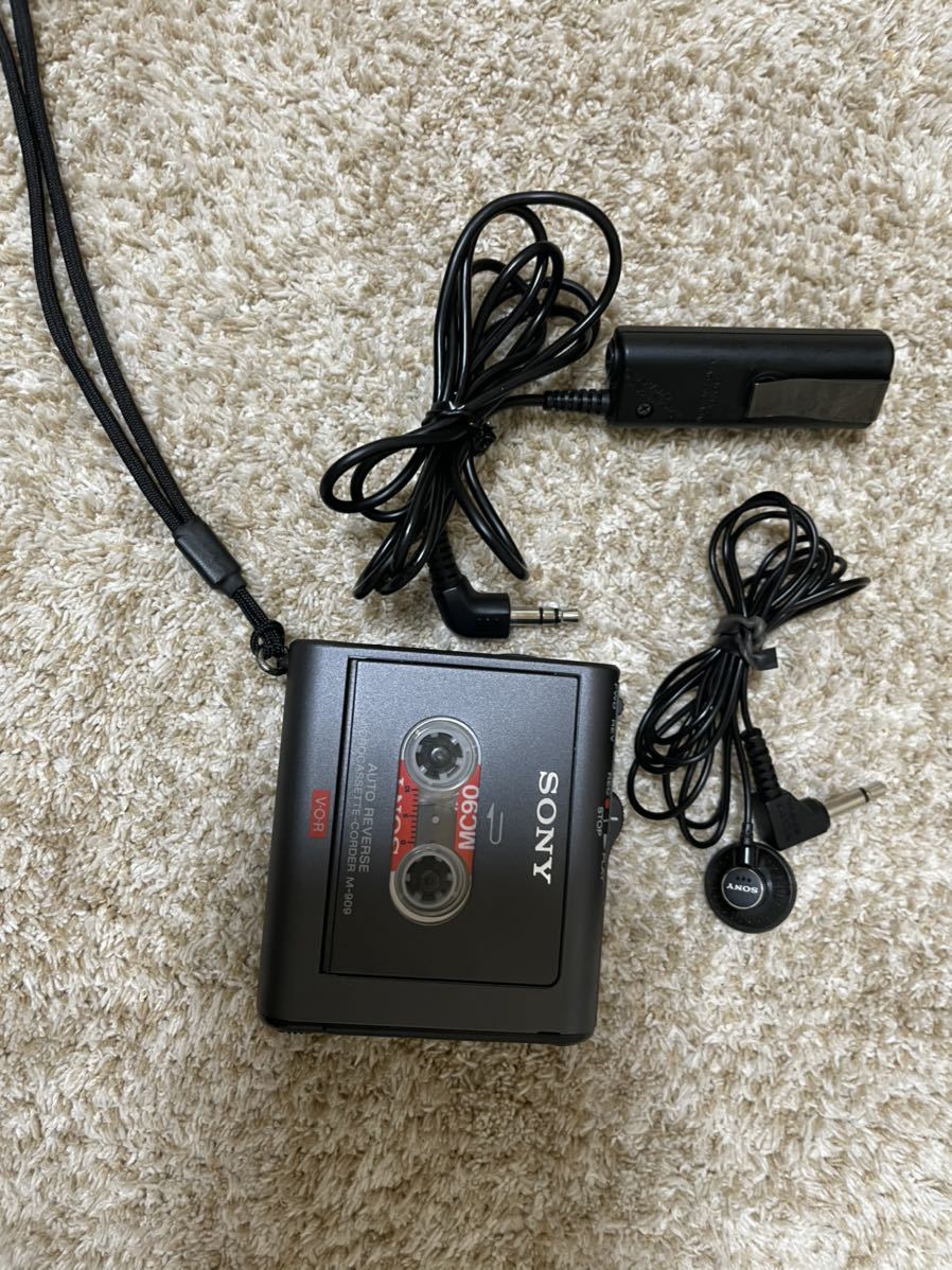 SONY マイクロカセットレコーダー M-909 M-909 SONY ソニー Smallest