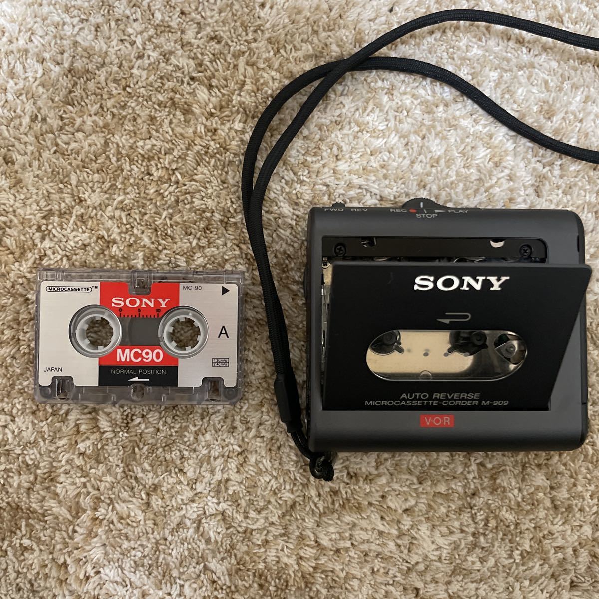 SONY マイクロカセットレコーダー M-909 M-909 SONY ソニー Smallest