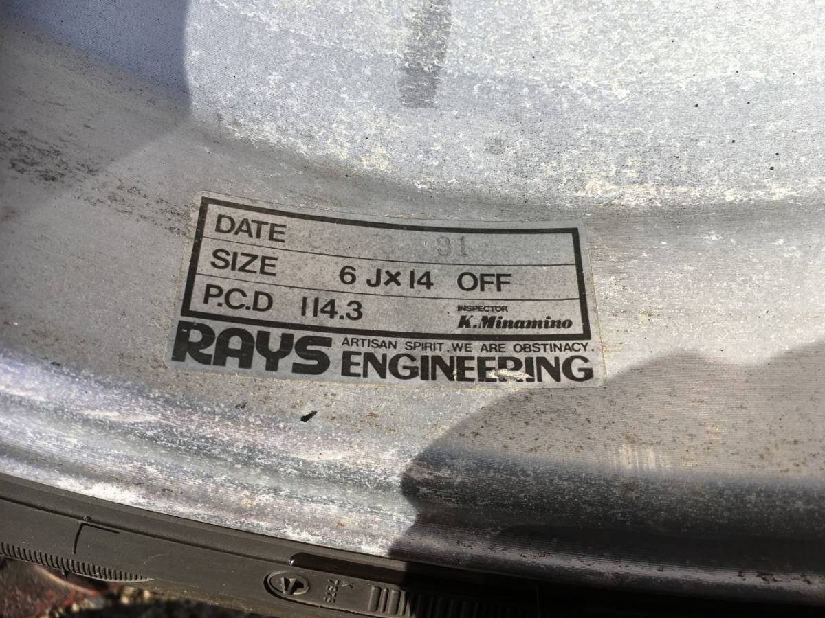 VOLK RAYS 希少 レイズ ワイヤーホイール 4本 14インチ ボルク ボルク 