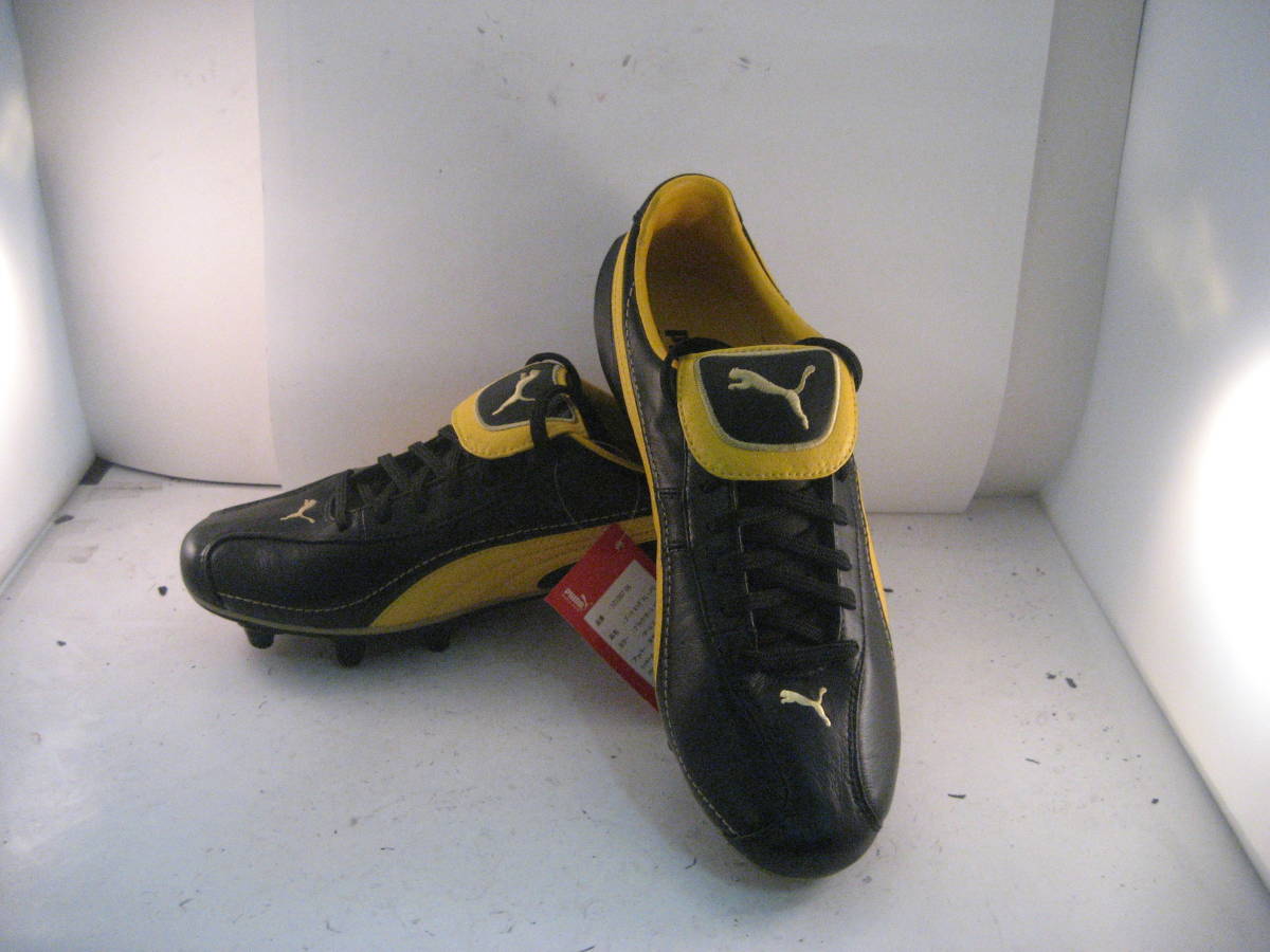 新品未使用品 puma プーマ サッカー スパイク 26.5cm イエロー（プーマ 