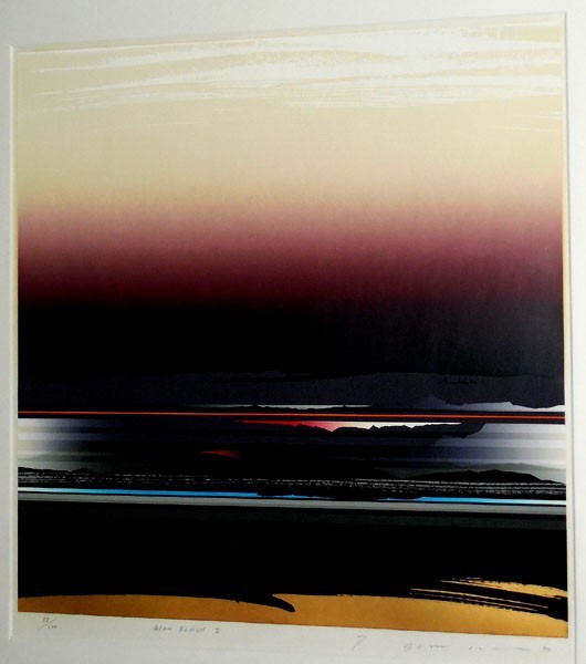 沢田哲郎 油彩画 「63 Sawada」サイン 沢田 哲郎 「GLOW FLASH II
