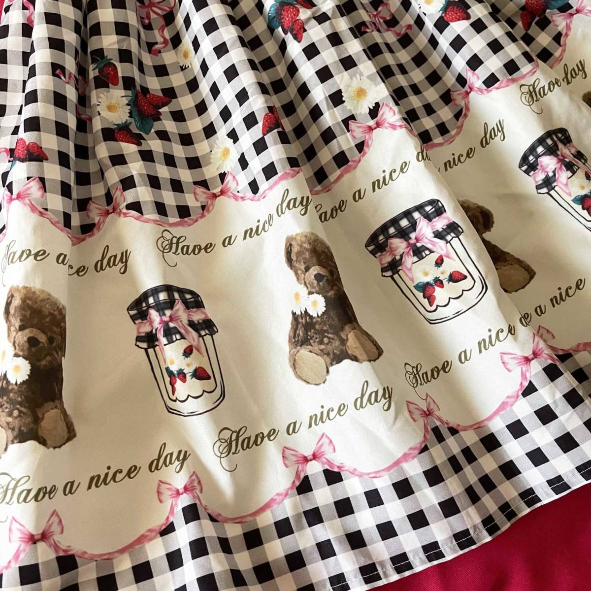 グログランリボン カラフルチェック綺麗〜❣️ ミニチュア 靴 ルルベ 