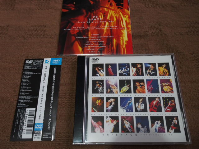  DVD V6 SPACE from V6 Live Tour '98 帯有(ジャパニーズポップス)｜売買されたオークション情報、yahooの商品情報をアーカイブ公開 - オークファン ジャパニーズポップス