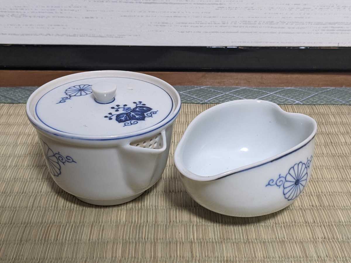 煎茶道具 2026年最新Yahoo!オークション 急須 蘭 茶道具 染付 水注 