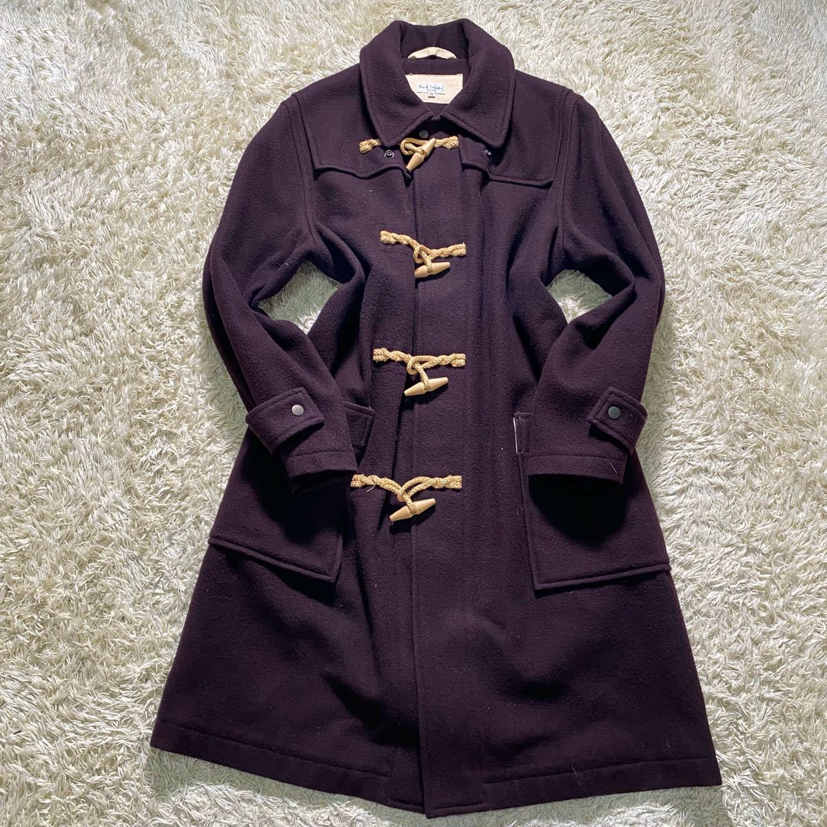 【極美品】ポールスミス ダッフルコート ロング ウール パープル Lサイズ 希少色!!ポールスミスロンドン『至極の逸品』PaulSmith ダッフルコート