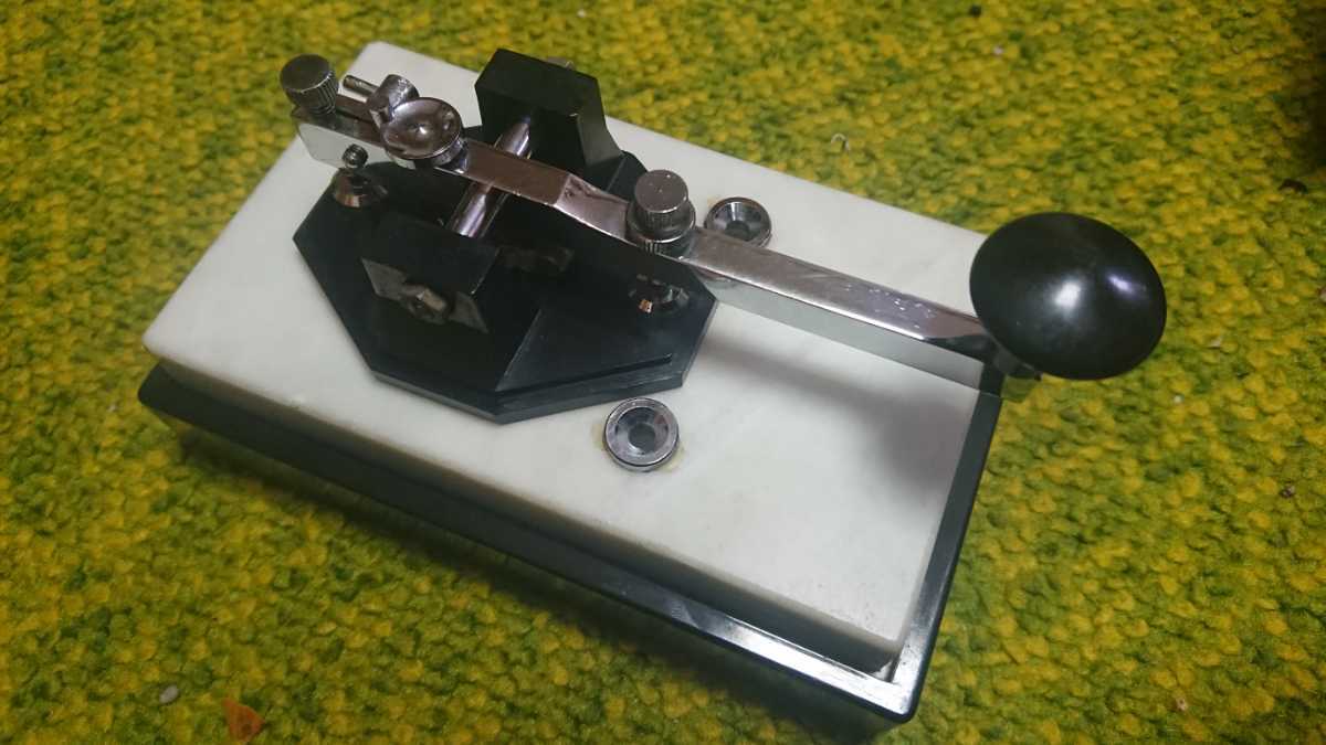 NKY-4 防衛庁規格電鍵 type HK-8 TELEGRAPH KEY 当時物 Hi-