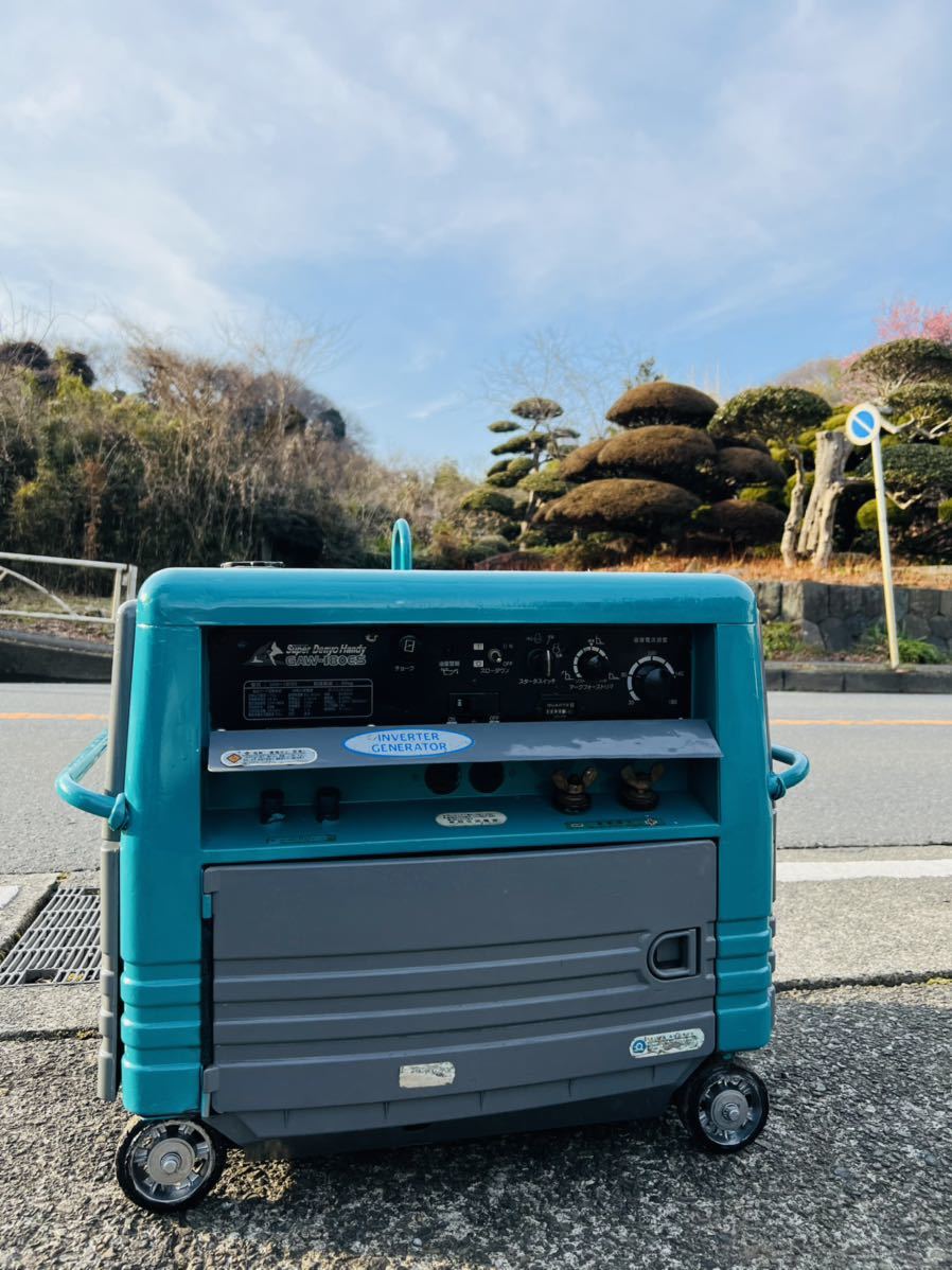 1円スタート！】Denyo デンヨー 防音型エンジン発電機 兼 溶接機 GAW